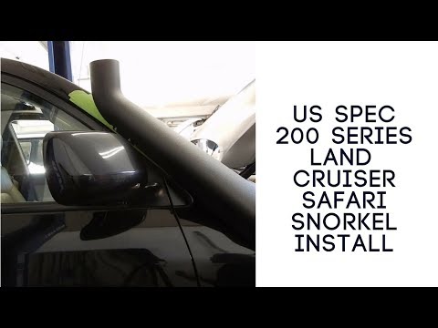 Thumbnail for US Spec 200 Series Land Cruiser Safari Snorkel Install by Video c, Video ca, video, Vehicle, vide