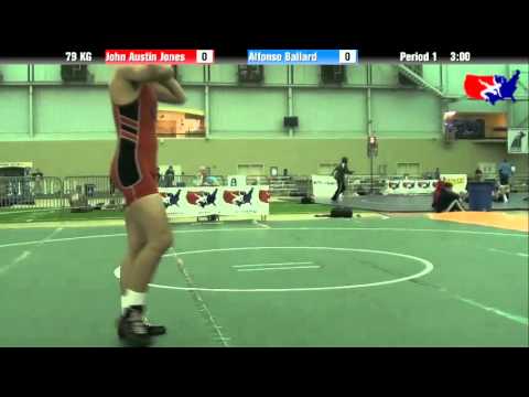 John Austin Jones vs. Alfonso Ballard at 2013 ASICS University Nationals - GR
