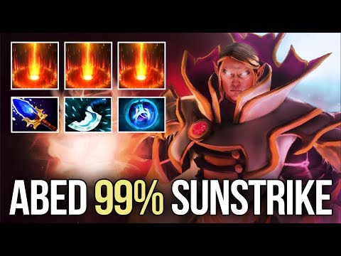 Abed Crazy Invoker Smurf Acc 99% Sunstrike Prediction - Dota 2