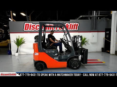 TOYOTA 8-Series 8FGCU20 4,000 lb LP(Propane) #6879 - Forklift for Sale