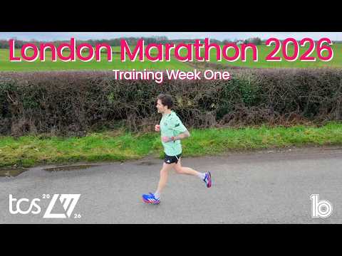 London Marathon 2026 - Training Week One - Target 2:50 - ob1brand