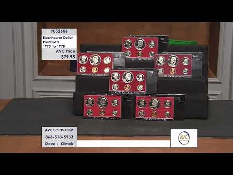 Eisenhower Dollar Proof Sets - 1973 to 1978