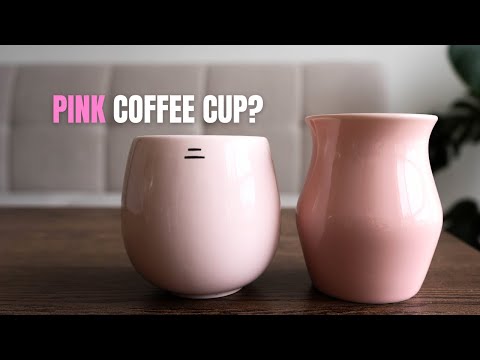 Why drink from a pink coffee cup? Ni Wares x Origami Cup
