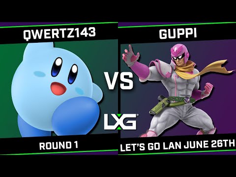 qwertz143 (Kirby) vs Guppi (Captain Falcon) - LXG Let's Go LAN June 26th