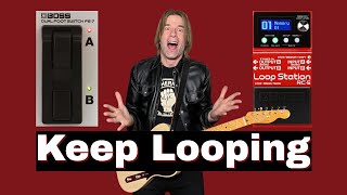 Video thumbnail for BOSS RC-5 Loop Station Pedal with the BOSS (FS-7) by JerryCherryBand