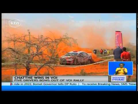 Jaspreet Chatthe bagged his second victory of the season at Voi rally in Taita Taveta county