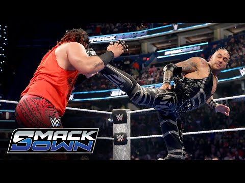 FULL MATCH: Priest def. Strowman and Fatu to qualify for the Chamber: SmackDown, Feb. 14, 2025
