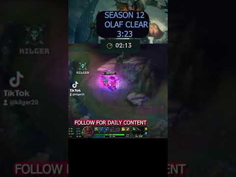 Olaf jungle clear #short #olaf #lol #leagueoflegends #jungle