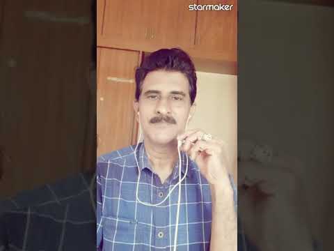 Vijithathma Mallya singing song  Aa Rathiye Dharegilidanthe from Film Dhruvathare of Dr Rajkumar.