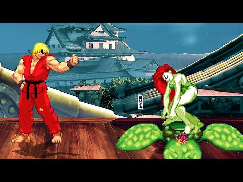 SHIN KEN vs POISAN IVY (DC Comics) - Must See Amazing ULTIMATE Fights!
