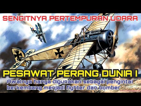 Sengitnya Pertempuran Udara Perang Dunia 1 | Sejarah Dimulainya Penggunaan Pesawat Pada Peperangan