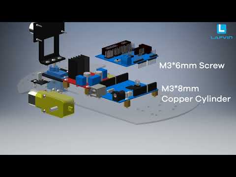 LAFVIN Smart Robot Car 2wd Chassis Kit For Arduino With Tutorial
