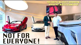 Coastal MG Select ഷോറൂം സുന്ദരമായ കാഴ്ചകളാണ് ഒരുക്കുന്നത്.വാഹനഷോറൂമിന്റെ ഒരു ആർട്ടിസ്റ്റിക് രൂപം!