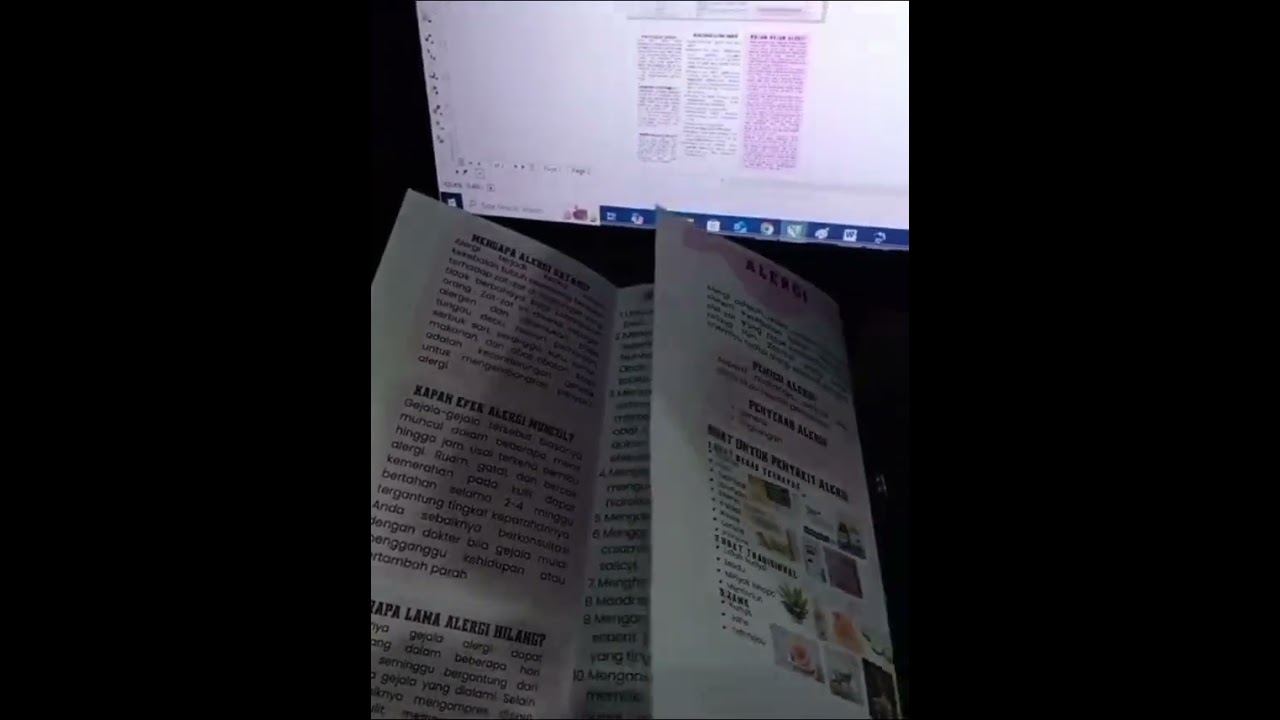 Brosur lipat 3 custom. #desaingrafis #percetakan #brosur