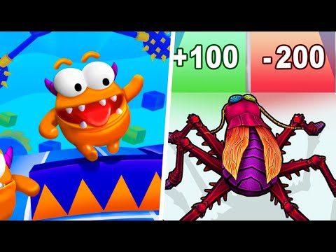 Play High Score in Giant Blob Join Clash, Insect Evolution Run  - Blob Mobile Games Walkthrough