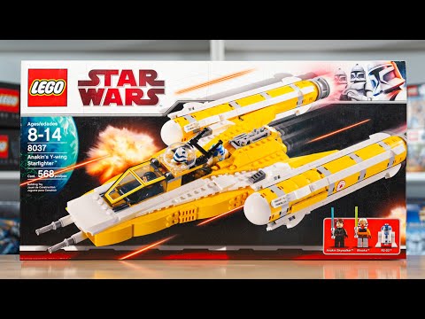 LEGO Star Wars 8037 ANAKIN'S Y-WING STARFIGHTER Review! (2009)