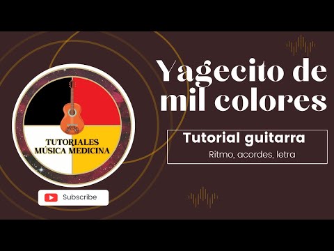 Tutorial Yagecito de mil colores 🌈 - Cómo tocar en guitarra