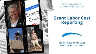 FEMA Grant Accounting Basics: Labor Cost Reporting