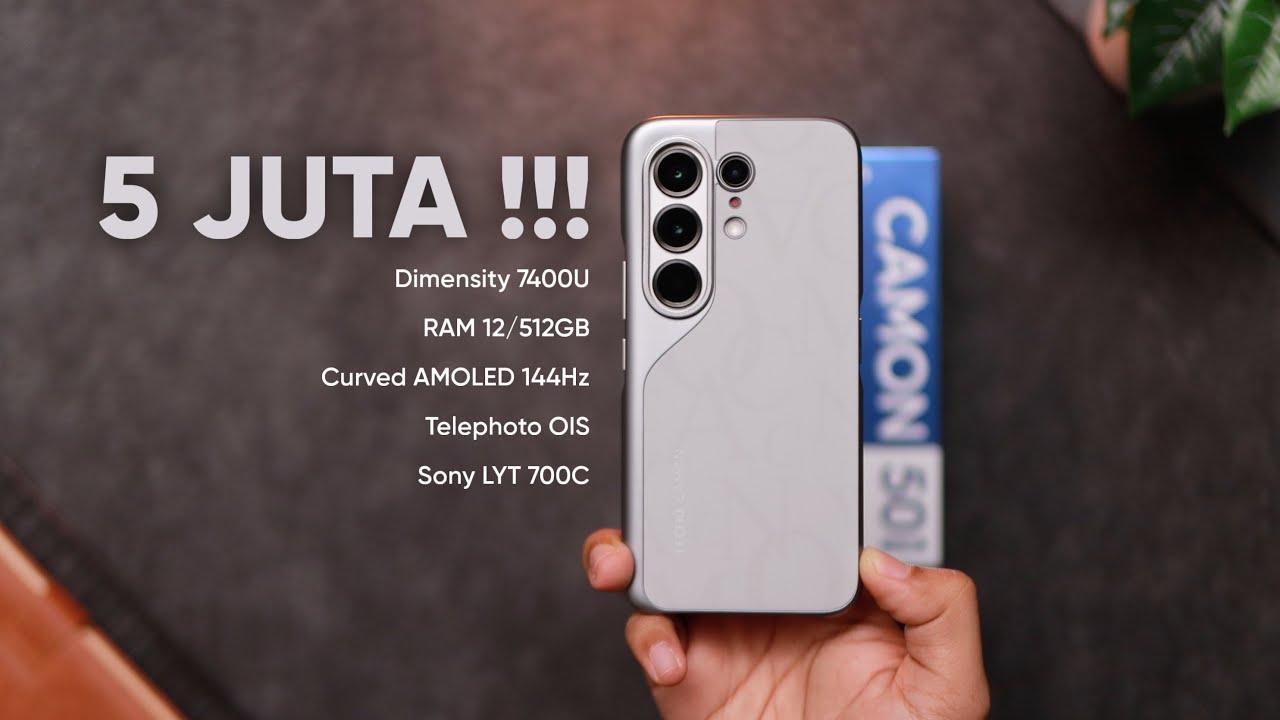 KATANYA FLAGSHIP KILLER (*kamera) ?? Unboxing Tecno CAMON 50 Pro + Tes Gaming + Tes Kamera