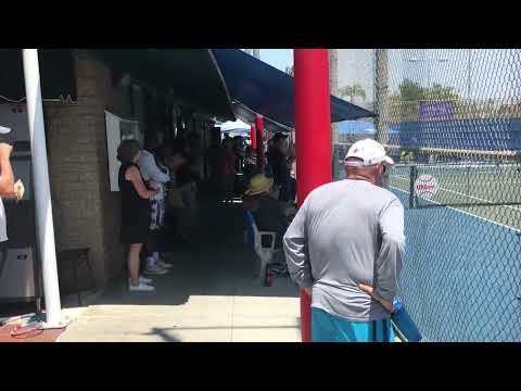 ITF Men’s 15 Final.  Lakewood, CA.  Andre Llagan vs Stefan Dostanic.  7-16-23