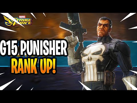 *NEW* G15 PUNISHER RANK UP & GAMEPLAY! - MARVEL Strike Force - MSF