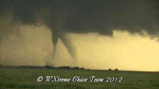 preview picture of video 'Cherokee Twin Tornadoes April 14, 2012'