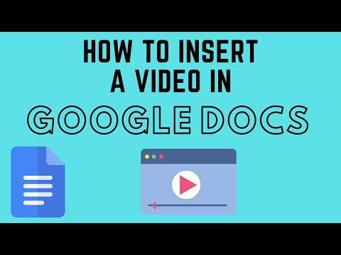 How to Insert a Video in Google Docs