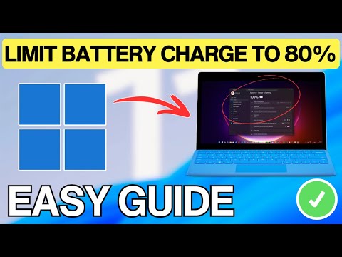 How To Limit Battery Charge To 80 in Windows 11 (EASY GUIDE) 2026