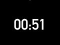 51 Seconds Countdown Timer Without Alarm