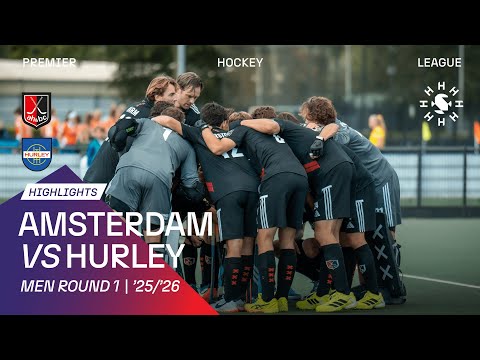 Champions kick off the season 🙌 AMS - HUR 🏑 Tulp Hoofdklasse Men ‘25/’26 | Highlights