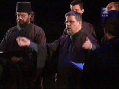 Serbian Orthodox Byzantine Chant - Moisey Petrovich on TV