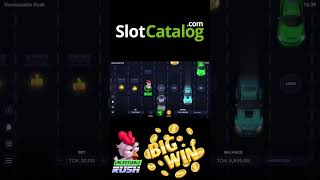 Uncrossable Rush game by Evoplay #slot#shorts #uncrossablerush #win #bigwin #slotcatalog #crossyrun