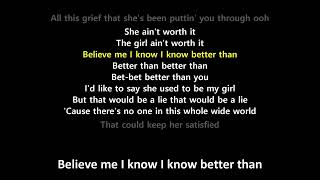 She Ain&#39;t Worth It (Lyrics) - Glenn Medeiros(Feat. Bobby Brown)