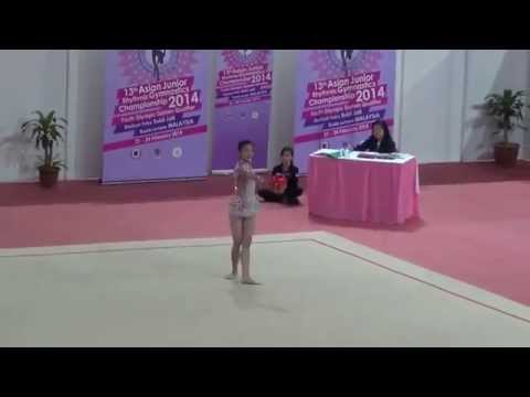 Benjaporn Limpanich Ball 13 th Junior RG Asian Championship 2014