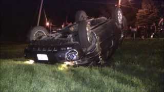preview picture of video '2013-06-22 No Injuries in Rollover Accident - Evansdale, Iowa - Myke Goings - KMDG'