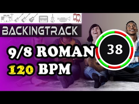 Backing Track 9/8 ROMAN Percussion 120 BPM (in no tune with Alaturca Arabic percussion dumbek)