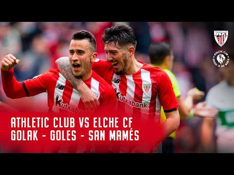 Imagen de portada del video 🎯 Athletic Club vs Elche CF – Goals at San Mames