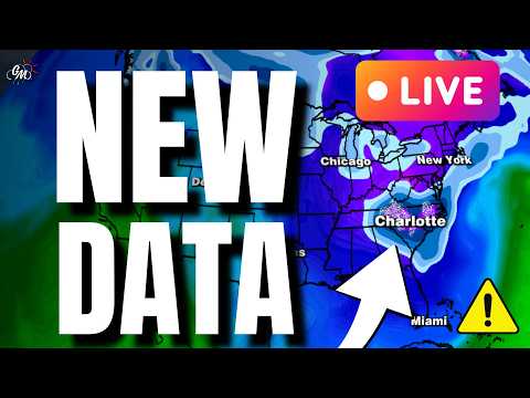 🔴LIVE -  THE BIGGEST SNOW STORM IN Over A DECADE For Millions