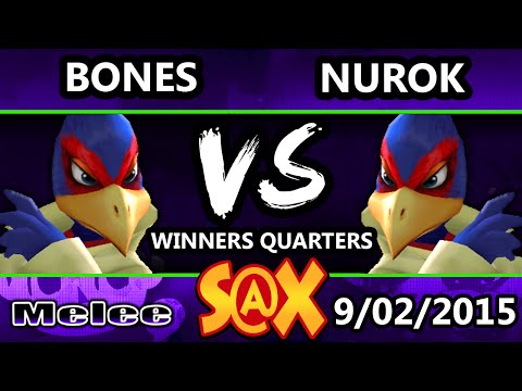 S@X 113 - Bones (Falco) Vs. Nurok (Falco) SSBM Winner Quarters - Smash Melee