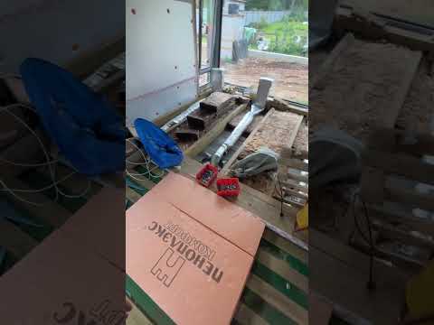 Монтаж воздушного отопления, третий этап начало