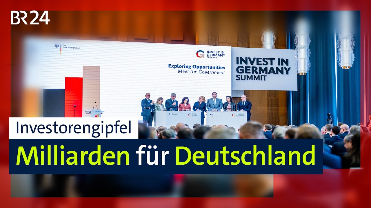 Regierung wirbt um Investoren: "Deutschland ist zurück" | BR24