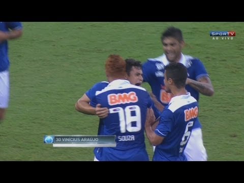 Gol de Vinicius Araujo - Cruzeiro 5 x 0 Atlético-GO - Copa do Brasil 2013