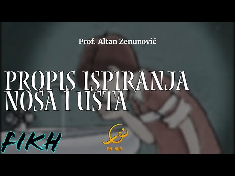 Propis ispiranja nosa i usta (tokom abdesta) // šejh Altan Zenunović (prof.) 🍁