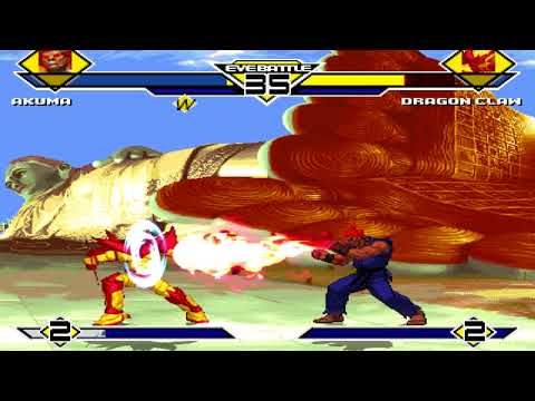 [HD] MUGEN 1.1: Akuma vs. Dragon Claw