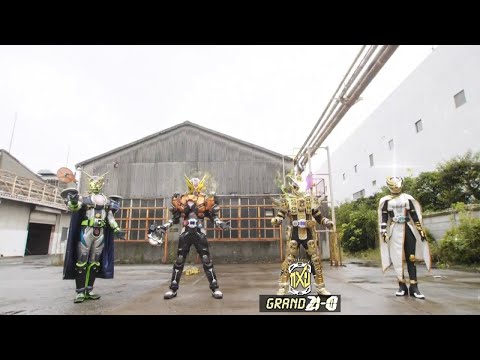Woz & Geiz & Zi O & Tsukuyomi Henshin and Fight