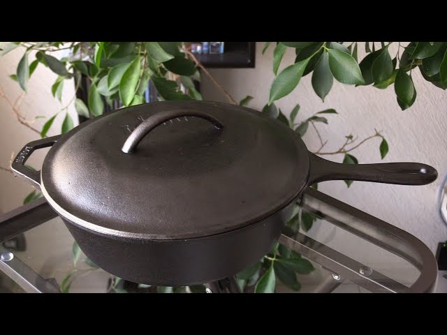 Vídeo relacionado con Lodge 3.41 litros/3,6 Quart Hierro Fundido/Porcelana esmaltada Cacerola, Rojo