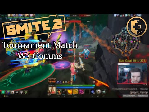 Smite 2: High Level Tournament Match w/ Comms
