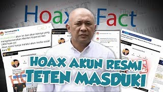 Hoax or Fact: Akun Resmi Teten Masduki Menteri Koperasi dan UKM RI Periode 2019-2024