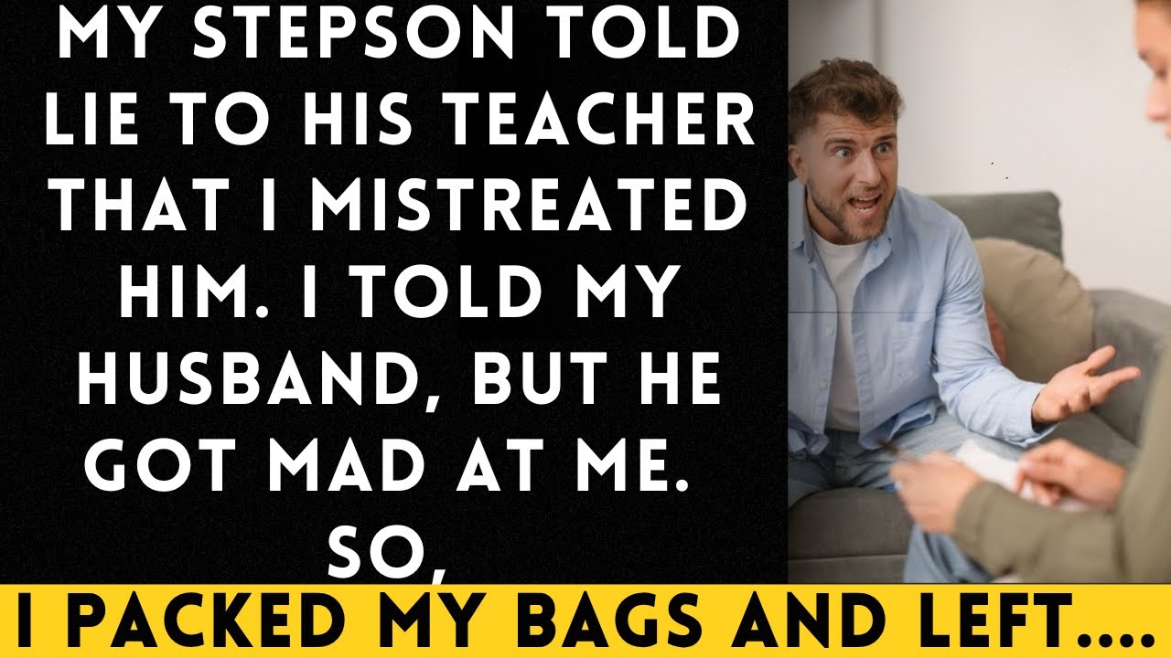 My Stepson Falsely Accused Me of Abuse, So I Packed My Bags and Left Him Behind...