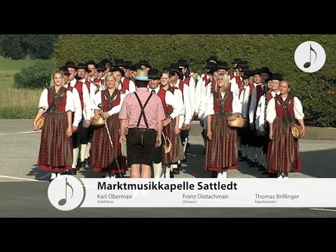 Marktmusikkapelle Sattledt - Bezirksmusikfest Altenhof 2012 | Marschmusik | Blasmusik